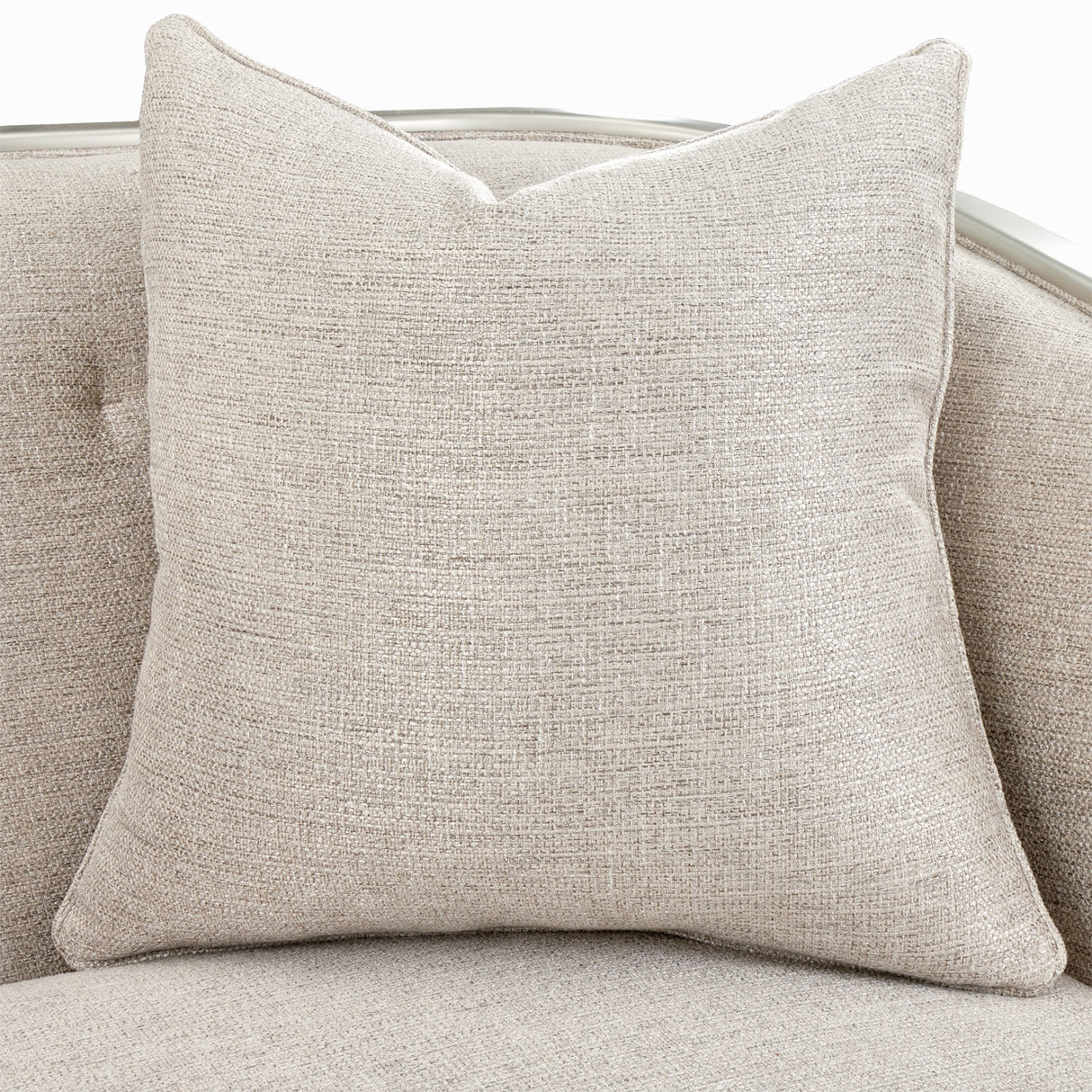 Camden Court Platinum Camdencourt Sofa-flax Platinum from Michael Amini - Luna Furniture