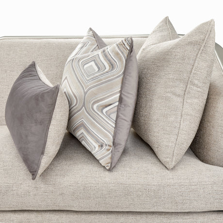 Camden Court Platinum Camdencourt Sofa-flax Platinum from Michael Amini - Luna Furniture