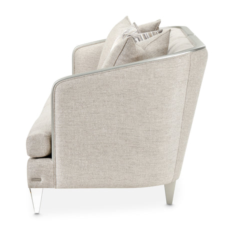 Camden Court Platinum Camdencourt Sofa-flax Platinum from Michael Amini - Luna Furniture