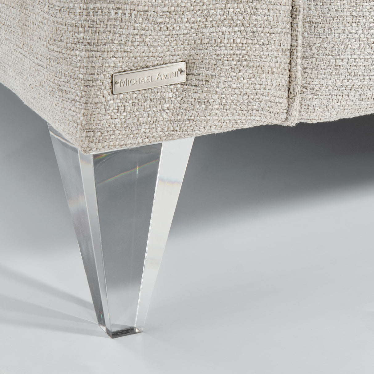 Camden Court Platinum Camdencourt Sofa-flax Platinum from Michael Amini - Luna Furniture