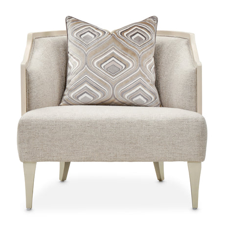 Camden Court Platinum Accent Chair from Michael Amini - Luna Furniture