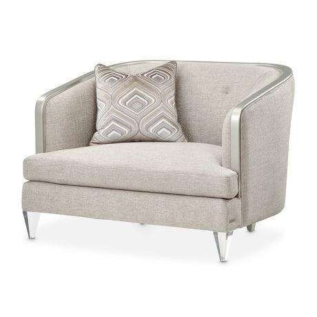Camden Court Platinum Chair And A Half from Michael Amini - Luna Furniture