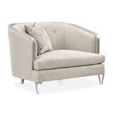 Camden Court Platinum Chair And A Half from Michael Amini - Luna Furniture