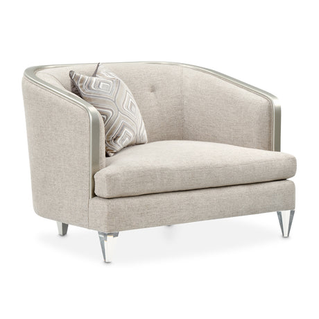 Camden Court Platinum Chair And A Half from Michael Amini - Luna Furniture
