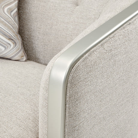 Camden Court Platinum Chair And A Half from Michael Amini - Luna Furniture