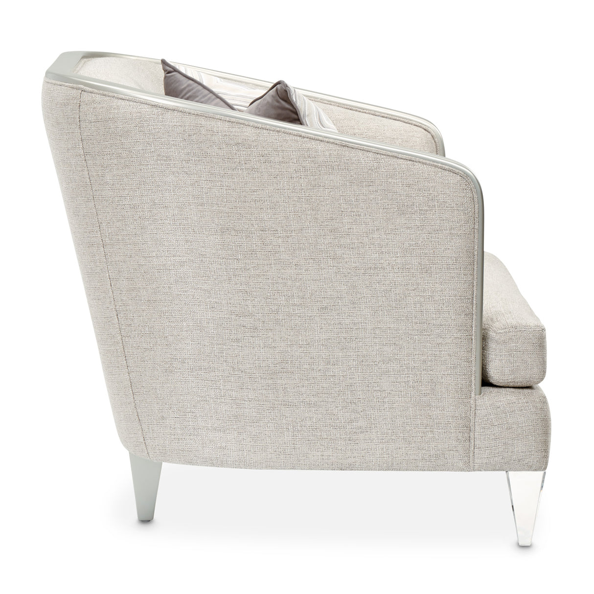 Camden Court Platinum Chair And A Half from Michael Amini - Luna Furniture