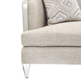 Camden Court Platinum Chair And A Half from Michael Amini - Luna Furniture