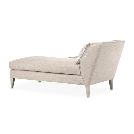 Camden Court Platinum Camdencourt Laf Chaise-flax Platinum from Michael Amini - Luna Furniture