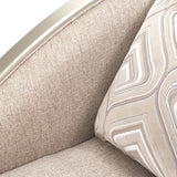Camden Court Platinum Camdencourt Laf Chaise-flax Platinum from Michael Amini - Luna Furniture
