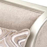 Camden Court Platinum Camdencourt Laf Chaise-flax Platinum from Michael Amini - Luna Furniture