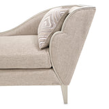 Camden Court Platinum Camdencourt Laf Chaise-flax Platinum from Michael Amini - Luna Furniture