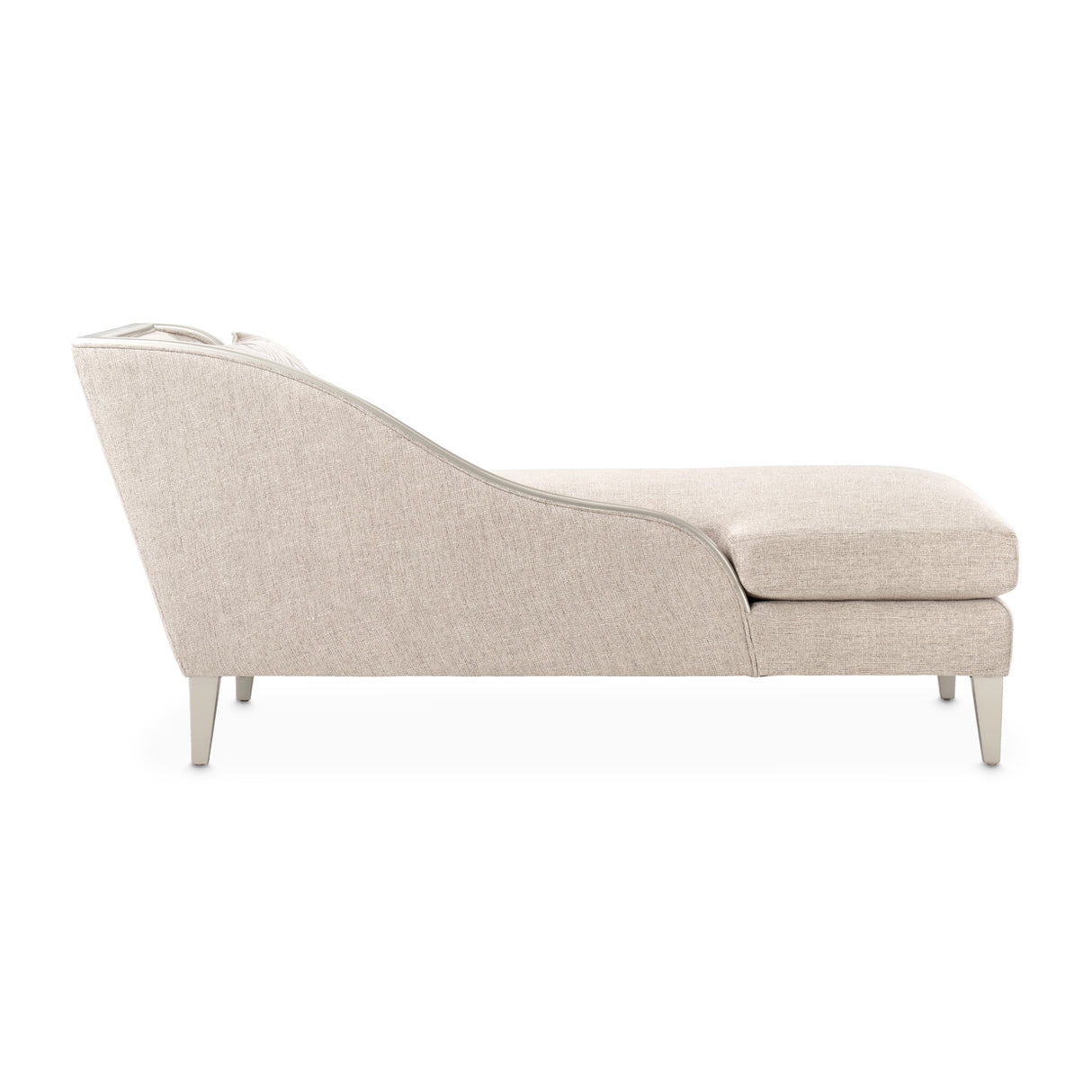 Camden Court Platinum Camdencourt Laf Chaise-flax Platinum from Michael Amini - Luna Furniture