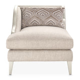 Camden Court Platinum Camdencourt Laf Chaise-flax Platinum from Michael Amini - Luna Furniture