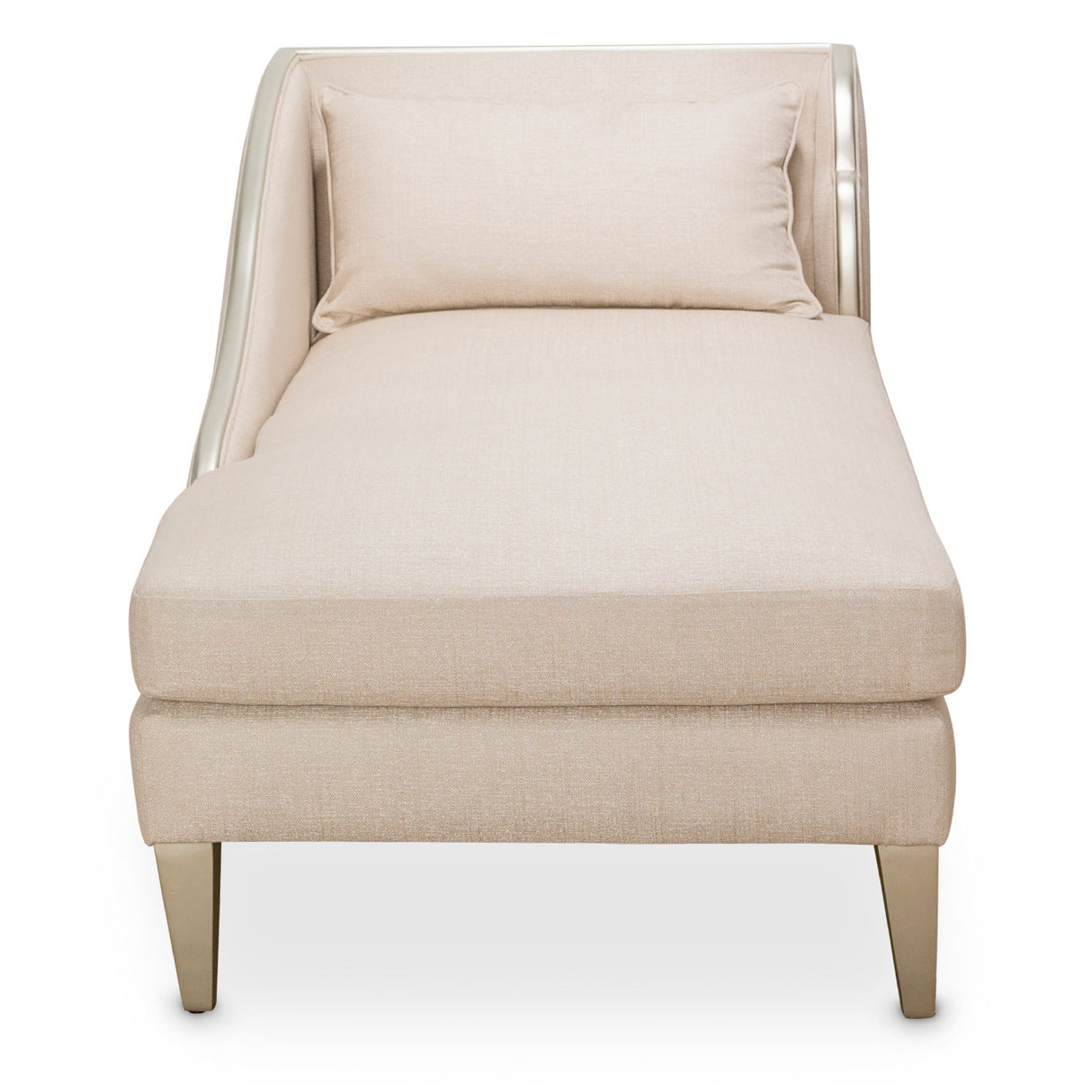 Camden Court Platinum Laf Chaise from Michael Amini - Luna Furniture