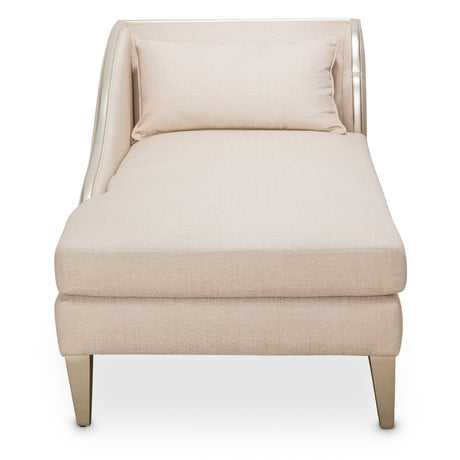 Camden Court Platinum Laf Chaise from Michael Amini - Luna Furniture