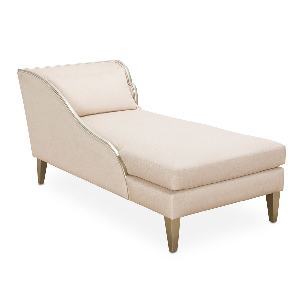 Camden Court Platinum Laf Chaise from Michael Amini - Luna Furniture