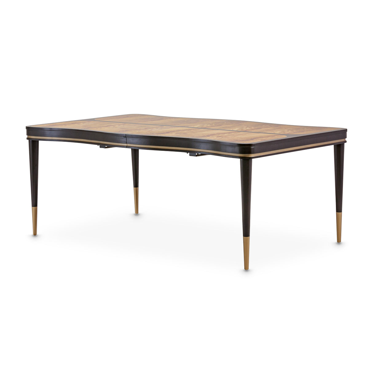 Malibu Crest Crotch Mahogany Crotch Mahogany Rectangular Dining Table from Michael Amini - Luna Furniture