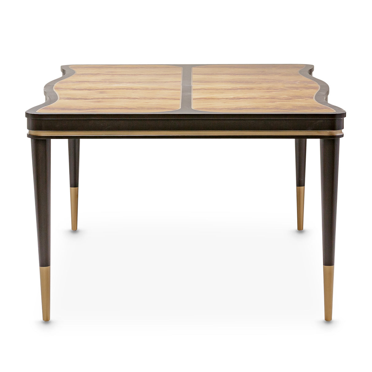 Malibu Crest Crotch Mahogany Crotch Mahogany Rectangular Dining Table from Michael Amini - Luna Furniture