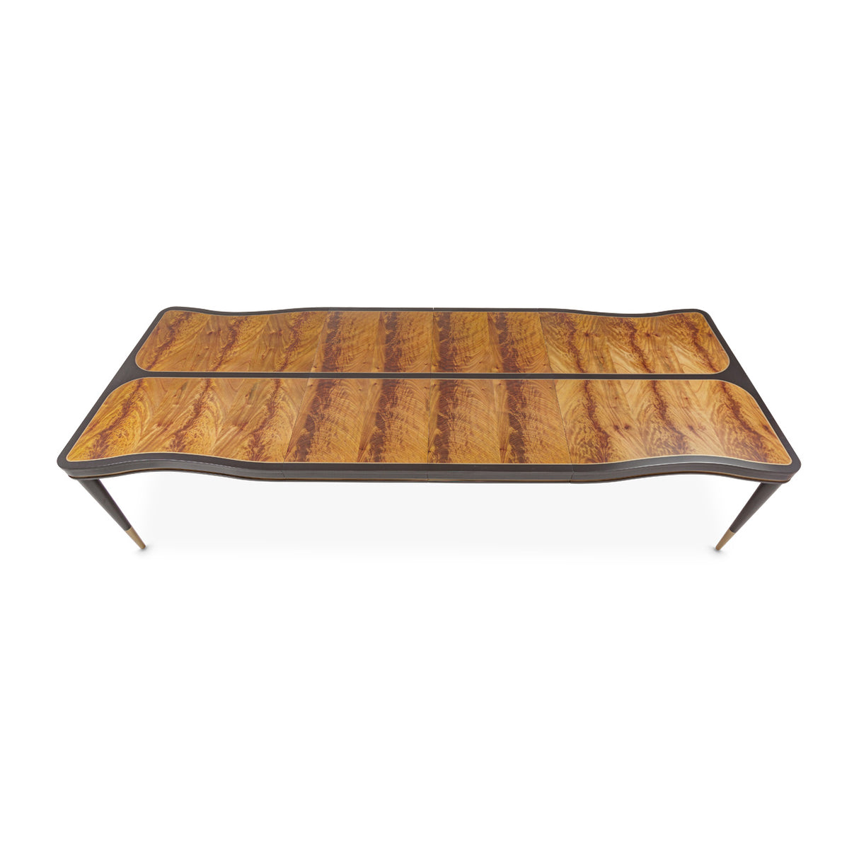 Malibu Crest Crotch Mahogany Crotch Mahogany Rectangular Dining Table from Michael Amini - Luna Furniture