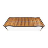 Malibu Crest Crotch Mahogany Crotch Mahogany Rectangular Dining Table from Michael Amini - Luna Furniture