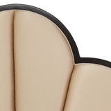 Malibu Crest Crotch Mahogany Dark Espresso Eastern King Scalloped Panel Bed from Michael Amini - Luna Furniture
