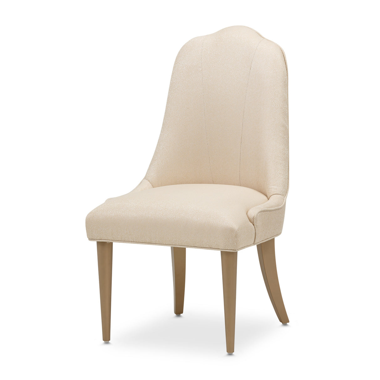 Malibu Crest Crotch Mahogany Burnished Gold Dining Side Chair from Michael Amini - Luna Furniture