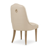 Malibu Crest Crotch Mahogany Burnished Gold Dining Side Chair from Michael Amini - Luna Furniture