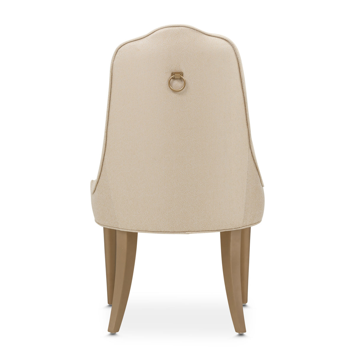 Malibu Crest Crotch Mahogany Burnished Gold Dining Side Chair from Michael Amini - Luna Furniture