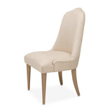 Malibu Crest Crotch Mahogany Burnished Gold Dining Side Chair from Michael Amini - Luna Furniture