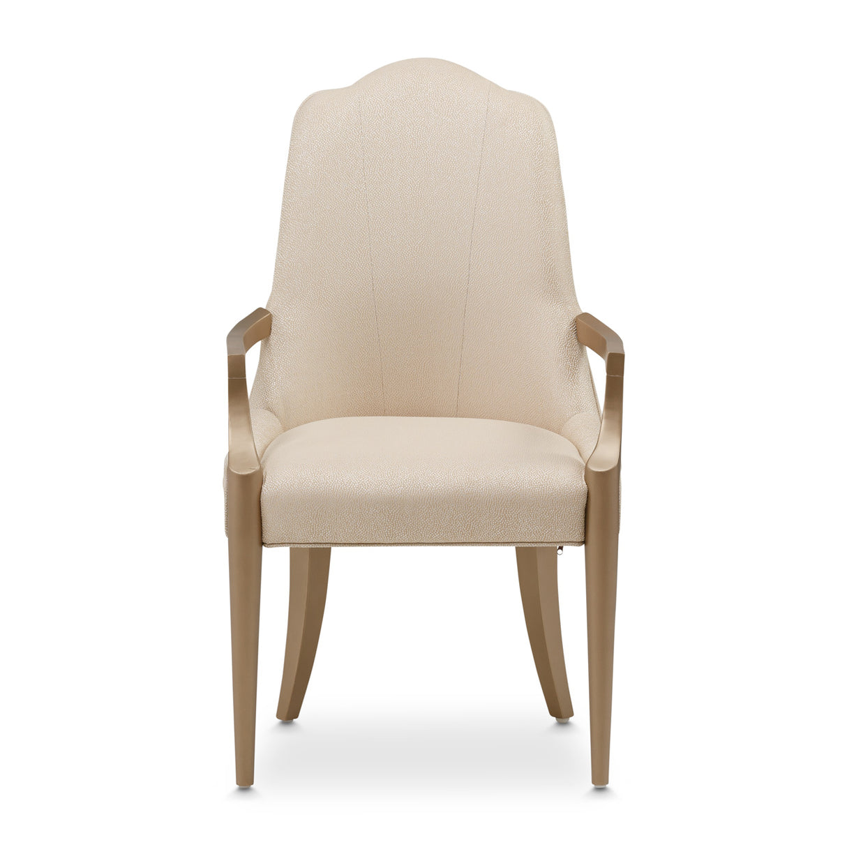 Malibu Crest Crotch Mahogany Burnished Gold Arm Chair