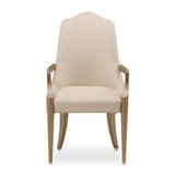Malibu Crest Crotch Mahogany Burnished Gold Arm Chair