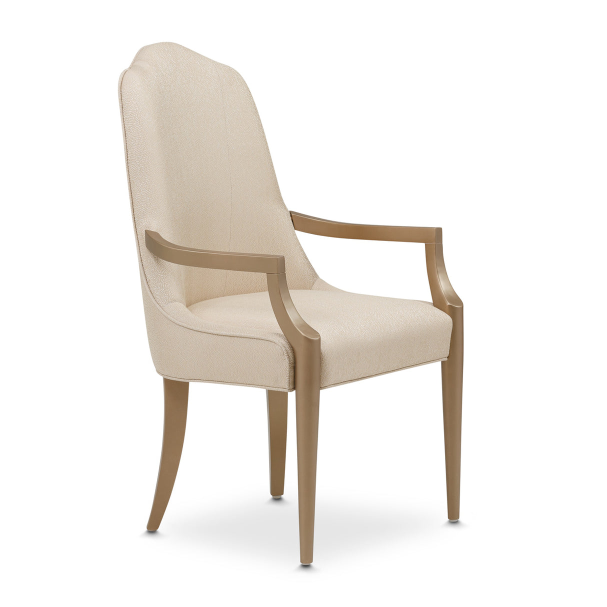 Malibu Crest Crotch Mahogany Burnished Gold Arm Chair