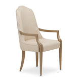 Malibu Crest Crotch Mahogany Burnished Gold Arm Chair