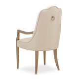 Malibu Crest Crotch Mahogany Burnished Gold Arm Chair
