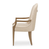 Malibu Crest Crotch Mahogany Burnished Gold Arm Chair