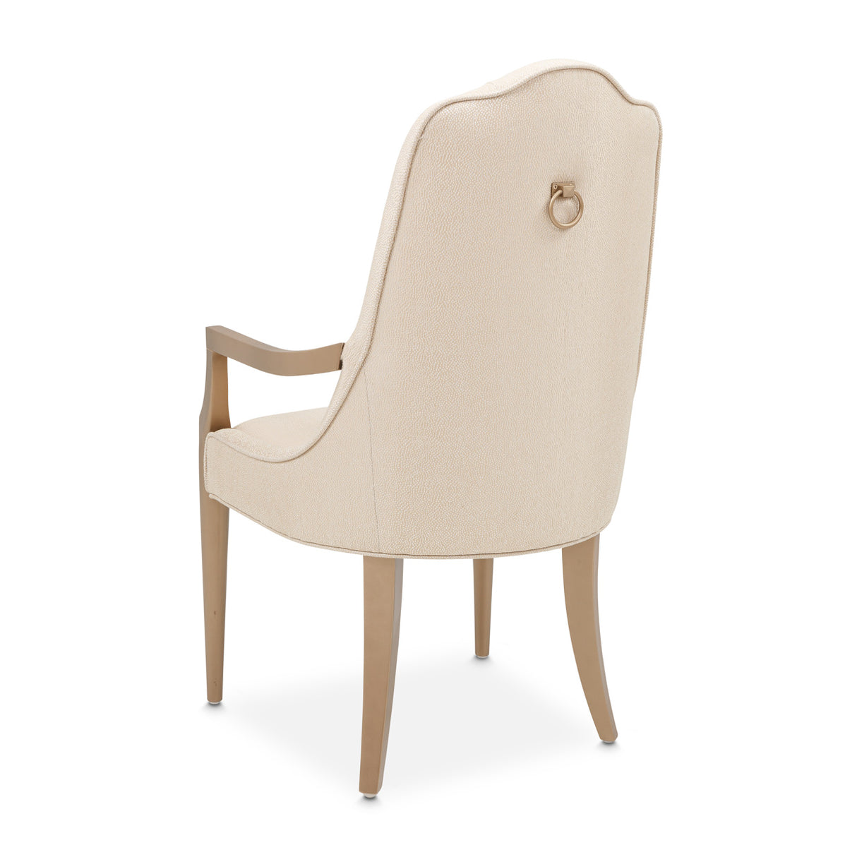 Malibu Crest Crotch Mahogany Burnished Gold Arm Chair