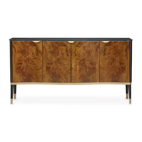 Malibu Crest Crotch Mahogany Crotch Mahogany Sideboard from Michael Amini - Luna Furniture
