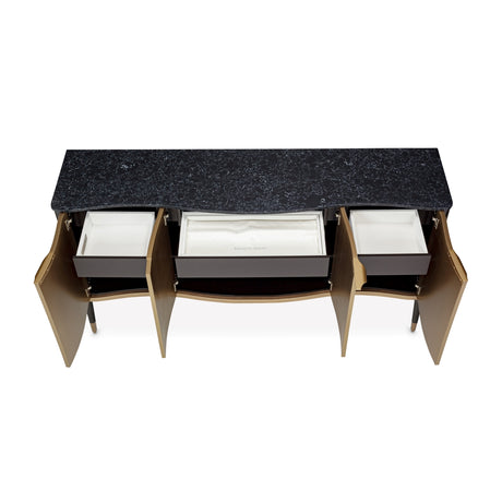 Malibu Crest Crotch Mahogany Crotch Mahogany Sideboard from Michael Amini - Luna Furniture