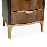 Malibu Crest Crotch Mahogany Crotch Mahogany Swivel Chiffonier Lingerie Chest from Michael Amini - Luna Furniture