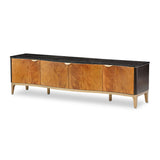 Malibu Crest Crotch Mahogany Crotch Mahogany Tv Console from Michael Amini - Luna Furniture