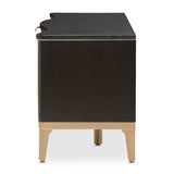 Malibu Crest Crotch Mahogany Crotch Mahogany Tv Console from Michael Amini - Luna Furniture
