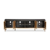 Malibu Crest Crotch Mahogany Crotch Mahogany Tv Console from Michael Amini - Luna Furniture