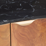 Malibu Crest Crotch Mahogany Crotch Mahogany Tv Console from Michael Amini - Luna Furniture