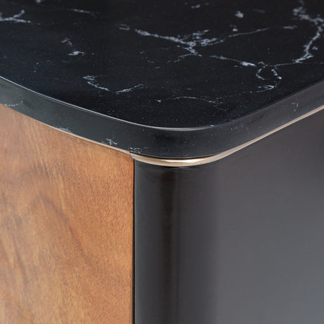 Malibu Crest Crotch Mahogany Crotch Mahogany Tv Console from Michael Amini - Luna Furniture