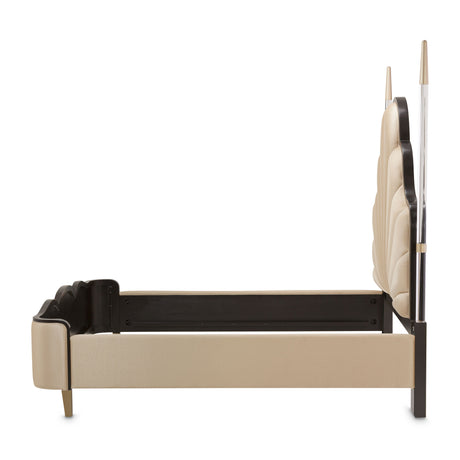 Malibu Crest Crotch Mahogany Dark Espresso Eastern King Poster Bed from Michael Amini - Luna Furniture
