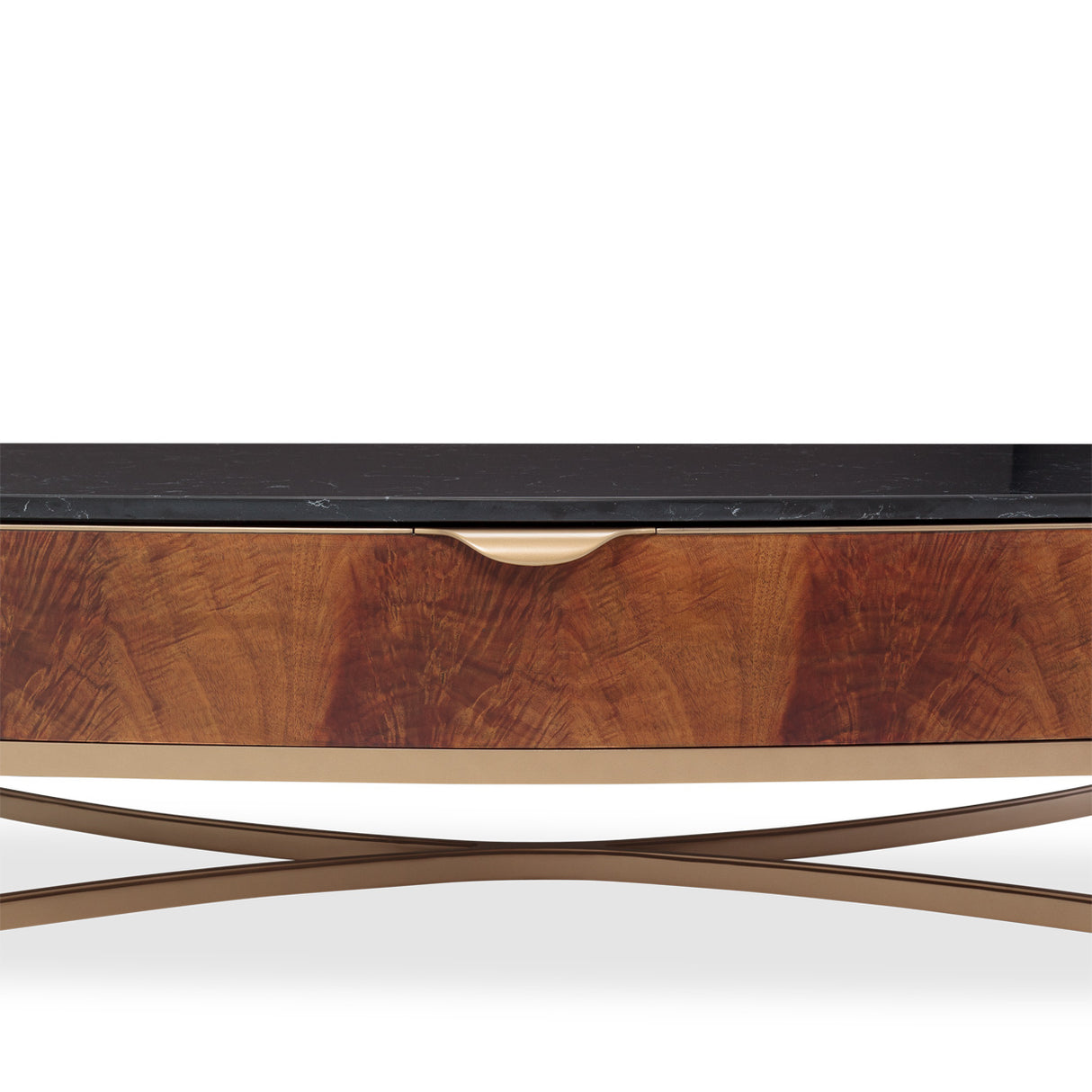 Malibu Crest Crotch Mahogany Crotch Mahogany Rectangular Cocktail Table from Michael Amini - Luna Furniture