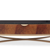 Malibu Crest Crotch Mahogany Crotch Mahogany Rectangular Cocktail Table from Michael Amini - Luna Furniture