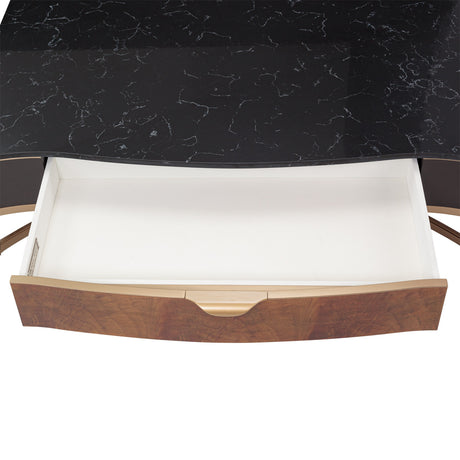 Malibu Crest Crotch Mahogany Crotch Mahogany Rectangular Cocktail Table from Michael Amini - Luna Furniture