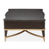 Malibu Crest Crotch Mahogany Crotch Mahogany Rectangular Cocktail Table from Michael Amini - Luna Furniture