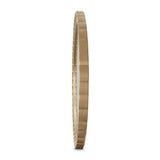 Malibu Crest Crotch Mahogany Burnished Gold Oval Wall Mirror from Michael Amini - Luna Furniture